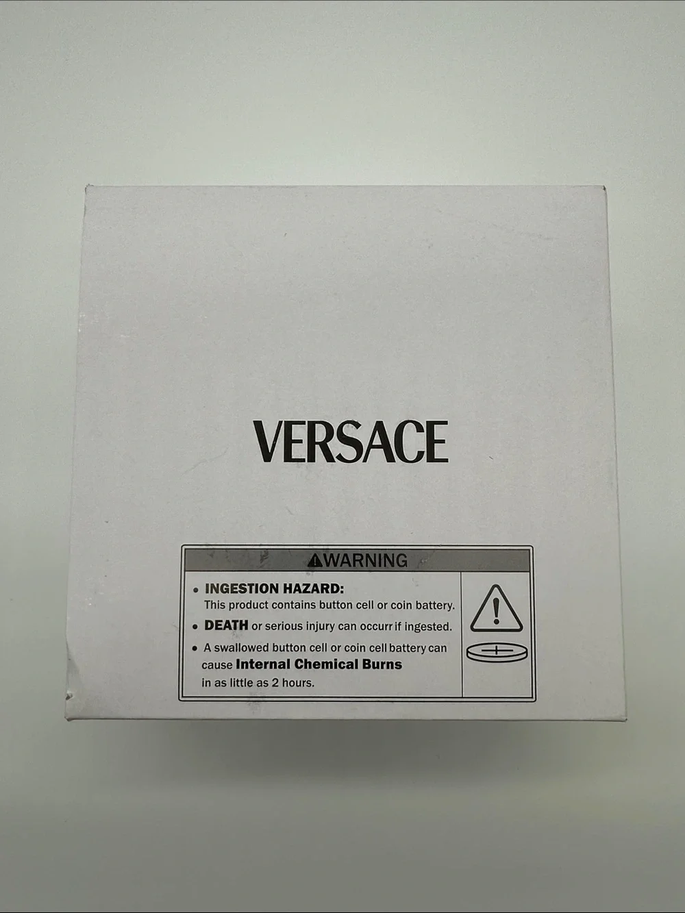 Versace V-Lady Chrono Square 40mm Light Blue Dial